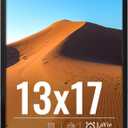 LaVie Home 13x17 Picture Frame for Wall Display, 13x17 Black Picture Frame with HD Plexiglas, 13 x 17 Poster Frame 1 Pack, Display Frame for Vertical or Horizontal, Classic Collection