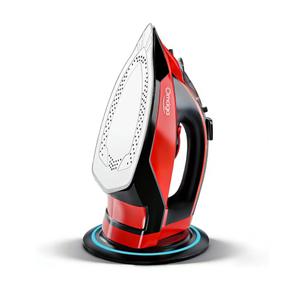 1500W Cordless Iron for Clothes, Wireless Steam Iron with Rapid Heating & Auto Shut Off, for Effective Wrinkle Removal