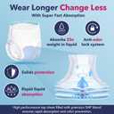 Dry Direct Ultimate Protective Underwear, Soft Cloth-Like Adult Diapers, Max Absorbency Disposable Incontinence Protection - X-Large (Pack of 14)