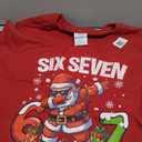 Six Seven Bruh 67 Dabbing Santa - 6 7 Christmas Meme Toddler T-Shirt size XS
