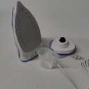 Cordless Iron for Clothes, 1550W 2-In-1 Cordless/Corded Steam Iron Rapid Heating, Ceramic Soleplate, 3-Way Auto-Off, Self-Cleaning, 12.85oz Water Tank Ironing Clothes for Home, Purple (Lavender)