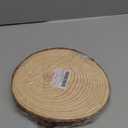 FSWCCK 2 Pack Nature Unfinished Round Wood Slices, 8-9 Inches Wooden Circle, Large Wood Slabs for Weddings Centerpieces Decor and DIY Painting Crafts (8"-9")