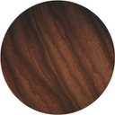 Walnut Wood Grain Round Tablecloth with Elastic Edge Table Cover Waterproof Reusable Table Cloth for Holiday Kitchen Party Patio,S(40"-44")