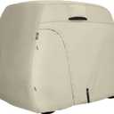 Explore Land Waterproof Golf Cart Cover Universal Fits for Most Brand 2/4/6 Passenger Car (Light Tan)