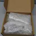 Lallisa 50 Pcs 7 ml Glass Vials with Screw Black Caps Plastic Stoppers, Leak-proof Clear Small Sample Vials Bulk for Essential Oils, Holy Water, Medical Specimens, DIY Crafts, Travel Containers