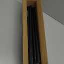 2 Pack Industrial Curtain Rods for Windows 28 to 48 Inches, Blackout Wrap Around Curtain Rod, for Indoor and Outdoor, 5/8 Inch Diameter, 33 to 45 Inches, Black