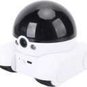 Pomya Robot Camera On Wheels, 2MP 1080P Dual Lens Rotatable, Movable Pet Camera with Phone APP, 2 Way Talk, Motion Detection, 5200mAh Battery, WiFi Indoor Security Camera for Dogs Cats