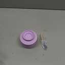 Silicone Butter Crock with Lid, French Butter Dish for Fresh Spreadable Butter, Butter Keeper to Leave On Counter, Butter Container Holder with Water Line for Kitchen and Home Decor-6oz/Purple