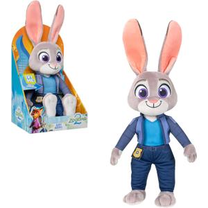 Disneys Zootopia 2 14 Feature Plush Judy Hopps - 10+ Sounds and Phrases - Plush Toys for Kids and Preschoolers - Suitable for Ages 3 +