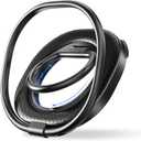 Wetosea Magnetic Phone Grip Holder for MagSafe Ring Stand Holder 360 Rotation Phone Kickstand Super Magnet Ring Grip Compatible with MagSafe Accessories for iPhone 17 Pro Max Air&Android (Black)