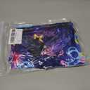 uideazone Mens Funny Hawaiian Shirts 3D Graphic Button Down Short Sleeve Tropical Holiday Beach Aloha Shirt (Purple, XXL)