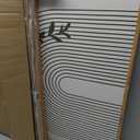 ANHUIB Boho Abstract Wall Art Canvas, Sage Green Wall Decor Framed, Geometric Line Art Prints Leaves, Minimalist Artwork Botanical, 3 Piece 24x36In Beige Nature Painting for Living Room Bedroom