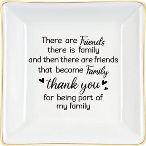 Homlouue Friendship Gift for Women - Jewelry Tray Ring Dish, Best Friend Christmas or Birthday Gift