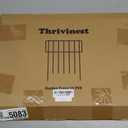 10 Pack Animal Barrier, No Dig Decorative Fence, 17in(H) x10ft(L) Rustproof Metal Small Garden Fence Border for Dogs Rabbits, Bottom Blocker for Outdoor Yard Patio