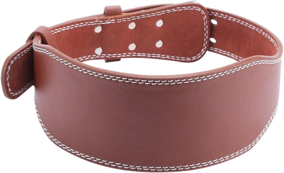 PU Weightlifting Belts for Men and Women, Adjustable with Buckle, Back Support for Lifting