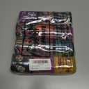 12 Rolls 60 Yards Day of The Dead Wired Edge Ribbons Black Purple Sugar Skull Flower Burlap Ribbon Dia De Los Meurtos Ribbon for Halloween Party DIY Craft Wreath Decor