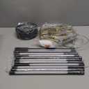 Black and Gold Chandelier,Modern Sputnik Chandelier LED Chandeliers Ceiling Light Easy to Install Pendant Lights New Art Hanging Lamps for Dining Room,Kitchen,Bedroom,Living Room (12 Heads )