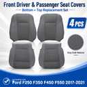 NLQR Full Set Seat Cover Fit for Ford F250 F350 F450 F550 F150 2015-2021