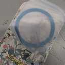 Shorogyt Compatible with Magsafe Wallet with Grip Magnetic Card Holder - Cute Phone Wallets with Ring Stand for iPhone 17/16/15/14/13/12 Series for Women Girls Ink Bouquet Design, Fit 7 Cards