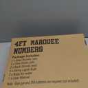 Ledido 4FT Marquee Light Up Numbers 60, Marquee Numbers 4 Feet Tall for Birthday, Anniversary,Graduation Party Decorations,Big 60th Birthday Number for Party Decor,Warm White Large Lighted Number 60