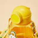 MINISO Minions Kids Water Bottle 27 oz Leak Proof Tumbler with Straw, Durable Cup with Lid Plastic Water Bottle with Strap for Kids Toddlers School Travel Sports Home Office Camp Minion Fans BPA-Free