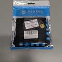 KEKING Extra Wide Calf Compression Socks for Men & Women, 20-30 mmHg Compression Stockings Open Toe - Plus Size Knee High Support Hose for Varicose Veins, Pain Relief, Swelling, Black M