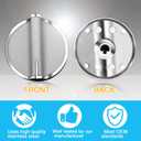 Upgraded W10766544 Gas Stove knobs Replacement for Whirlpool WFG540H0ES0 Range Oven, Replaces W10430807 W10676228 4248219 AP5958476 PS10067059 EAP10067059
