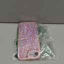 FABSPARK Case for iPhone 16e/17e,Glitter Crystal Diamond Rhinestones Sequin Shiny Bling Sparkly Glossy Luxury Electroplated Case,Aesthetic Cute Full Protection for iPhone 17e/16e,Pink