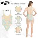 Billabong Women's Swimwear UPF 50 Super Soft Adjustable Straps One Piece Swimsuit, Coastal Blue, X-Large