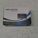 3.5mm Aux + RCA L/R Bi-Directional Stereo Audio Switch 4 in 1 Out A/B Analog Audio Switcher Selector