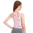 Back Brace Posture Corrector for Men & Women, Upgraded Full Back Support with Adjustable Shoulder Straightener and Waist Support Straps, Breathable Back Brace for Office Work, Long Sitting & Daily Wear, Comfortable Posture Support for Upper & Lower Back X-Large