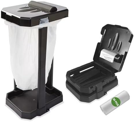 Amazon.com: Toconv Collapsible Trash Bag Holder with 20 Pcs Trash Bags, Portable Trash Can with Trash Bag Storage, Waste Bin for Camping, RV, Picnics, Home and Recycling : Industrial & Scientific