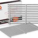 7637 9MM Grill Parts for Weber Spirit E210, E220, S210, S215, Spirit 200 & GS4 Spirit II E210, Spirit II E220 Series with Front-Mounted Control, 17.5'' SUS304 Stainless Steel Grates for Weber 7637