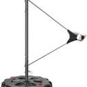 Stable Swing Trainer For Baseball&Softball,Auto-Reset Baseball Hitting Trainer With Real Ball&Stand For Indoor/Outdoor, Adjustable Softball Hitting Trainer Solo Practice Improve Power,Speed,Accuracy