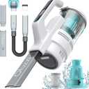 Ofuzzi H9 Pet Pro 5-in-1 Cordless Handheld Vacuum, 13000Pa Strong Suction, Portable Handheld Vacuum, Lightweight with LED Light, Rechargeable Hand Held Vacuum for Home, Office, Pet and Car (White)
