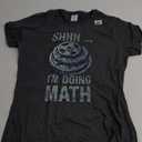 Gray Math T-Shirt Size Women's Large