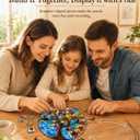 2 x Sun Catchers Puzzle for Indoor Window, Acrylic Jigsaw Puzzle Kit Suncatcher, Tree of Life Stained Puzzle for Window Hanging Outdoor Garden Yard Decor, Birthday Gifts for Mom, Wife, Sisters, Women, Men