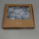 Ling's moment Dusty Blue Dahlia Foam Artificial Flowers Real Touch Faux Fake Flower for Home Decor Graduation Baby Shower Decorations Outdoors Party Favors Wedding Centerpieces Arrangements 25pcs