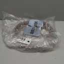 Hanobe Decorative Coffee Table Tray: Modern Farmhouse Beaded Round Tray Decor Rich Dark Brown Circle Wooden Ottoman Serving Platter for Centerpieces Kitchen Counter Bathroom (11.8", Vintage Brown)