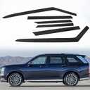 Tape-On Window Visors Rain Guards for Hyundai Palisade 2026, Window Deflectors, Reduce Wind Noise & Weather Protectionr for Hyundai Palisade 2026 Accessories (6 Pcs)