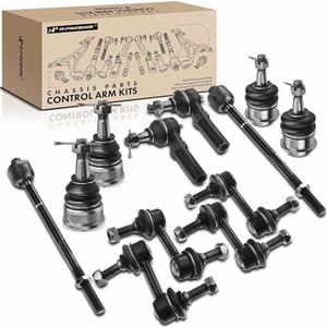 A-Premium 10Pcs Front & Rear Suspension Kit, Upper Lower Ball Joint, Inner Outer Tie Rod End, Sway Bar Links, Compatible with Chevrolet Corvette 1997-2011, Cadillac XLR 2004-2009
