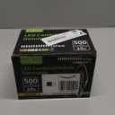 Spring Memory 12 Pack E12 Dimmable 60W Equivalent LED Chandelier Light Bulbs, 4.5W Clear 2700K Soft Warm White 500LM B11 Vintage Filament Candle Light