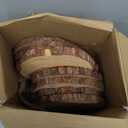 Giegxin 15 Pcs Unfinished Wood Slices for Centerpieces Baby Shower Wedding Party Centerpieces Woodland DIY Circles Crafts Wedding Table Decor Ornament(7-8 Inch)