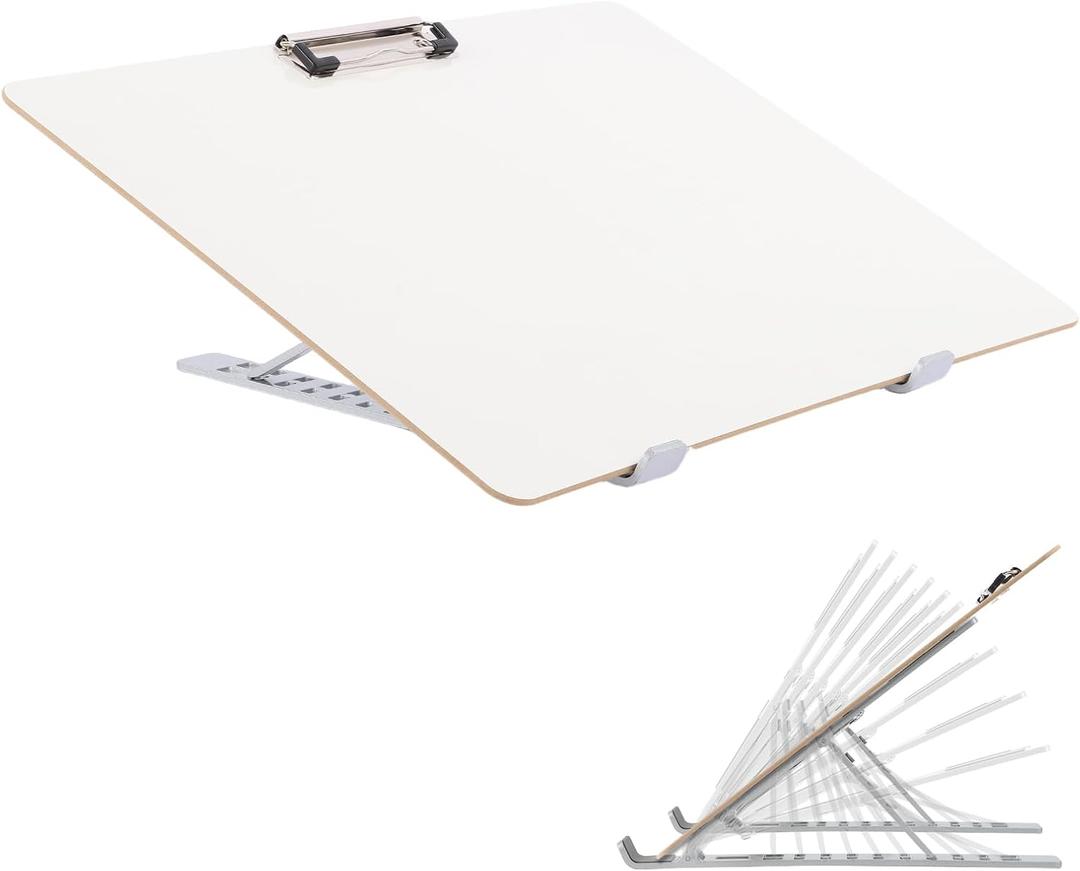 Slant Board for Writing 16 x 12 Inch Adjustable Dry Erase Writing Board Sloped Surface to Improve Handwriting Legibility 20Slanted Clipboard for Writing Reading Drawing