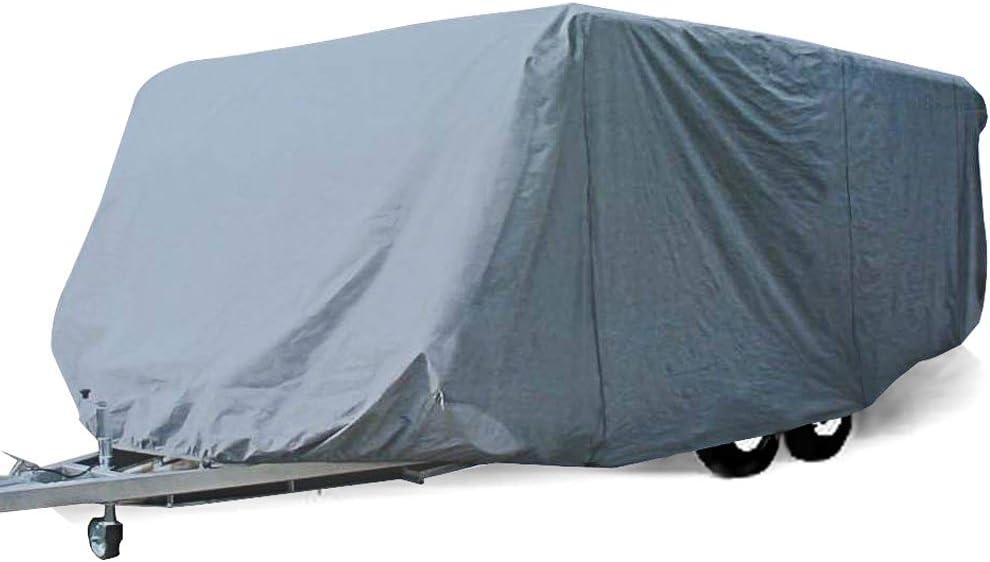 Economic Guard Travel Trailer Camper Cover, Breathable RV Trailer Cover Fits 21 feet to 22 feet, 22'x6'