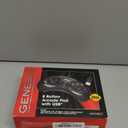 Retro-Bit Official Sega Genesis USB Controller 8-Button Arcade Pad for Sega Genesis Mini, Switch/Switch 2, PC, Mac, Steam, RetroPie, Raspberry Pi - USB Port (Black)