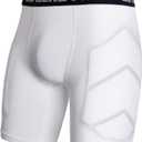 Boys Youth Baseball Padded Sliding Shorts w/Cup Pocket (No Cup) Protective Compression Underwear Softball Football Lacrosse (Medium)