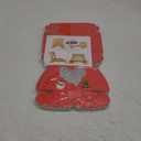 48Pcs 4x4x2inch Christmas Green/Red/White Bakery Boxes with 3 Styles&Clear Window for Packaging Macaron Chocolate Truffle Strawberry Cookie Donut Pie Treat Boxes for Wedding Birthday Christmas Favor