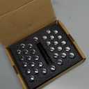 9/16-18 Lug Nuts for 1994-2011 Dodge Ram 2500 3500, 2002-2010 Ram 1500, 1988-1998 Ford F250 F350, 2004-2009 Durango, 32PCS 7 Spline Wheel Lug nuts 9/16x18 Chrome With Socket Key For Aftermarket Wheels (Silver)