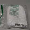 Toulite 30 Pcs White Bibs for Baby Washable Reusable Waterproof Cotton Feeder Bibs with Double Sided Design for Baby Shower Activity and Gifts